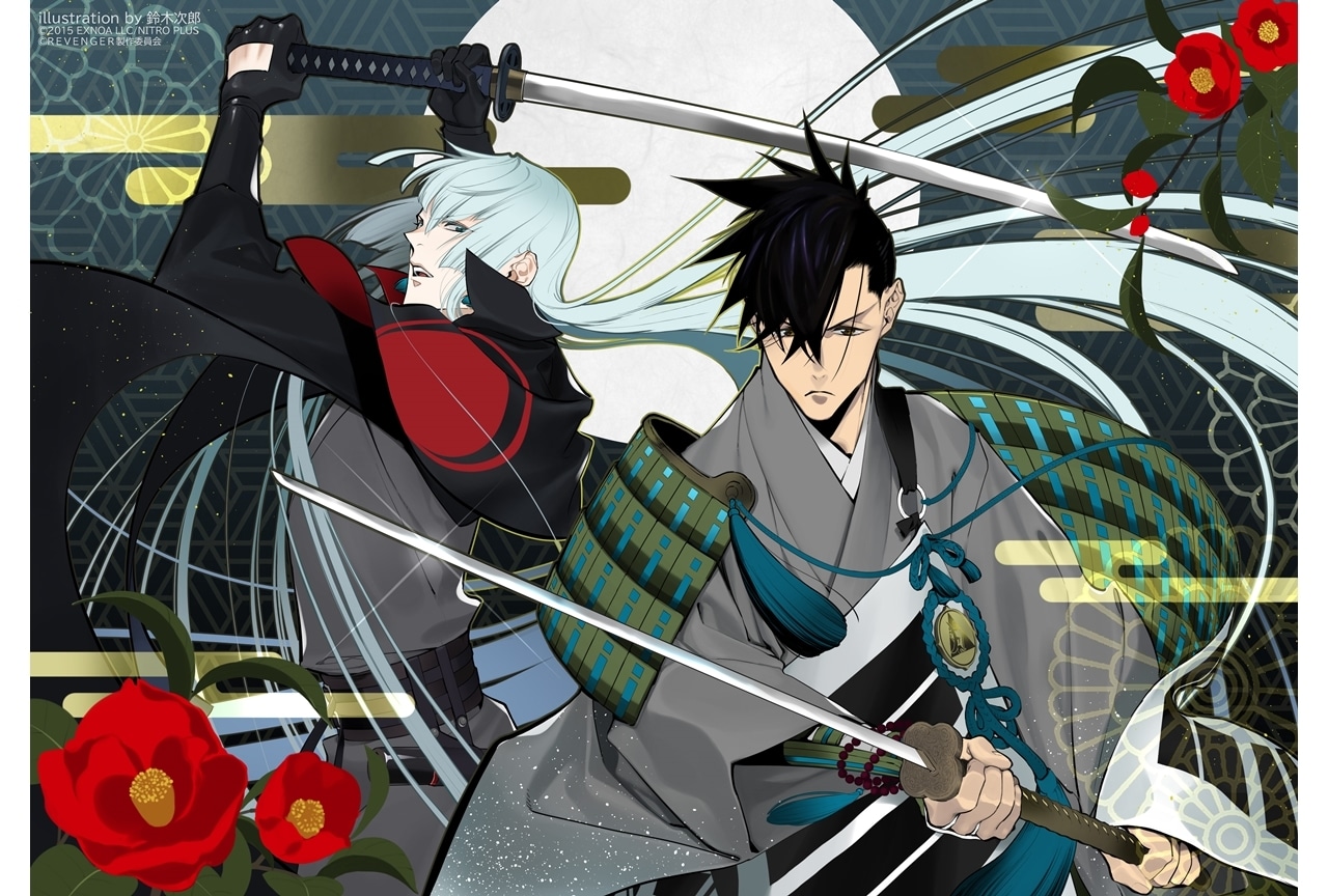 冬アニメ『REVENGER』と『刀剣乱舞ONLINE』のコラボイラスト解禁！