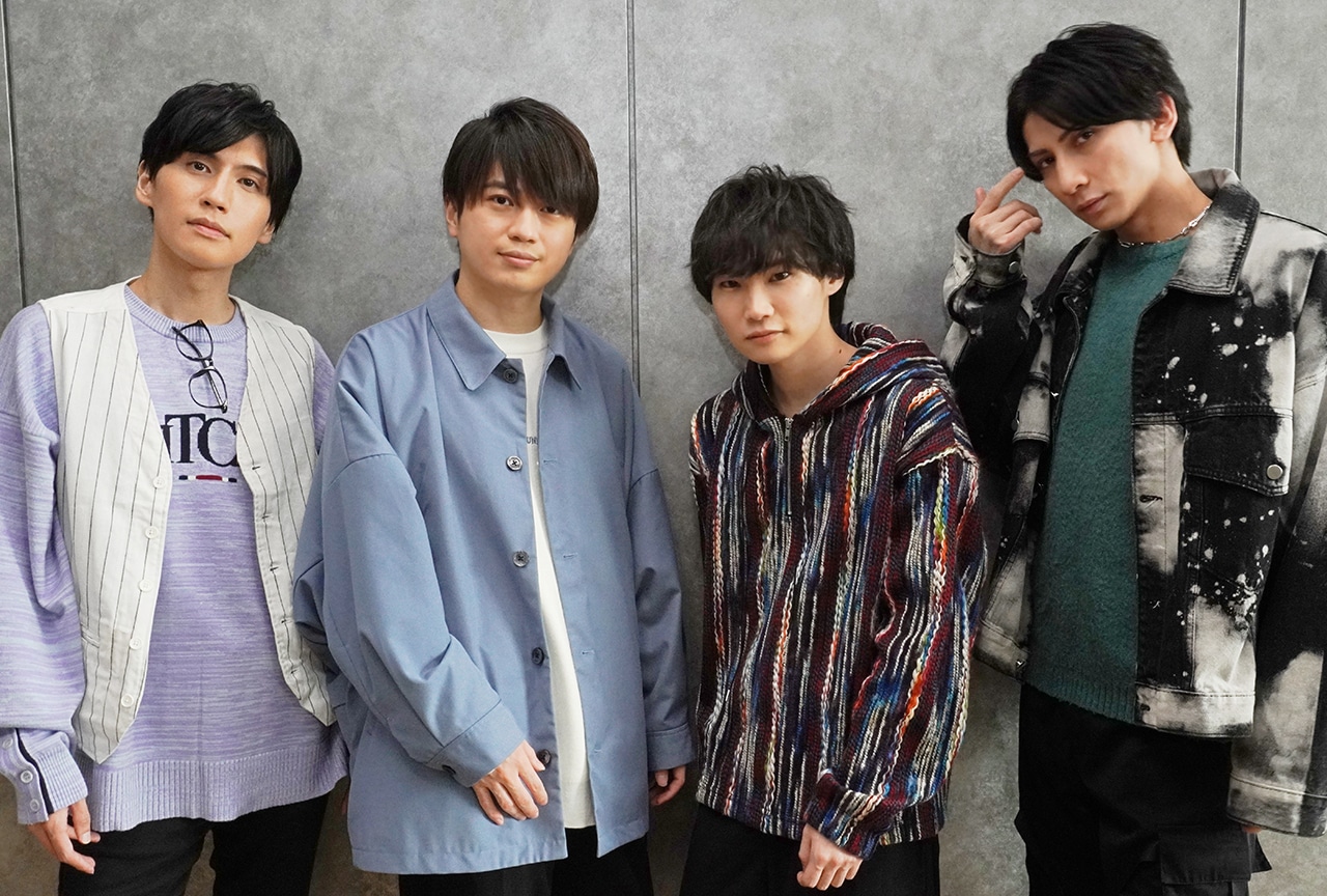 冬アニメ『テクノロイド オーバーマインド』浦 和希×渋谷 慧×峯田大夢×kaytoインタビュー