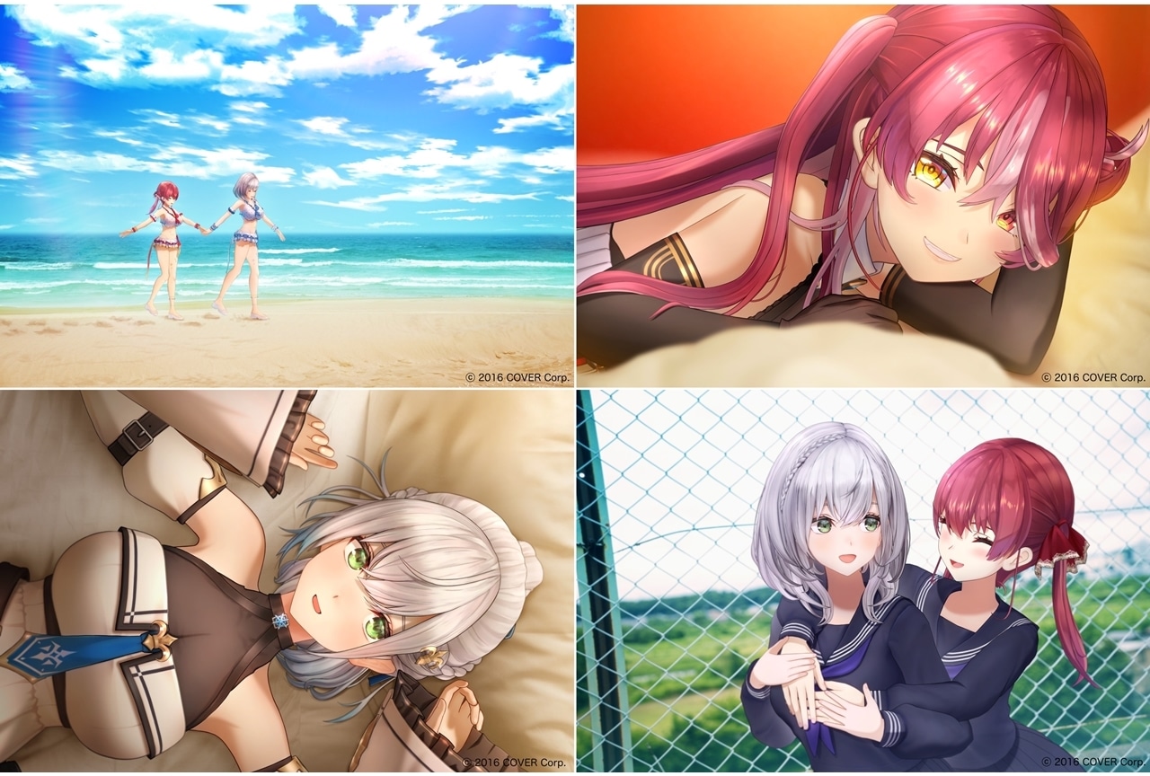 ホロライブ所属の白銀ノエルと宝鐘マリン、初の写真集が3月17日発売決定！