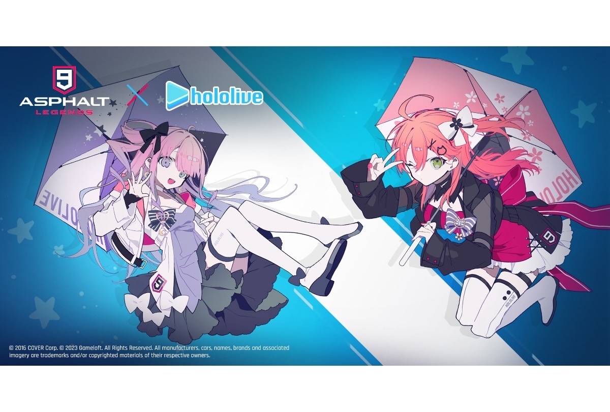 「ホロライブ」さくらみこ&姫森ルーナが『アスファルト9: Legends』とコラボ