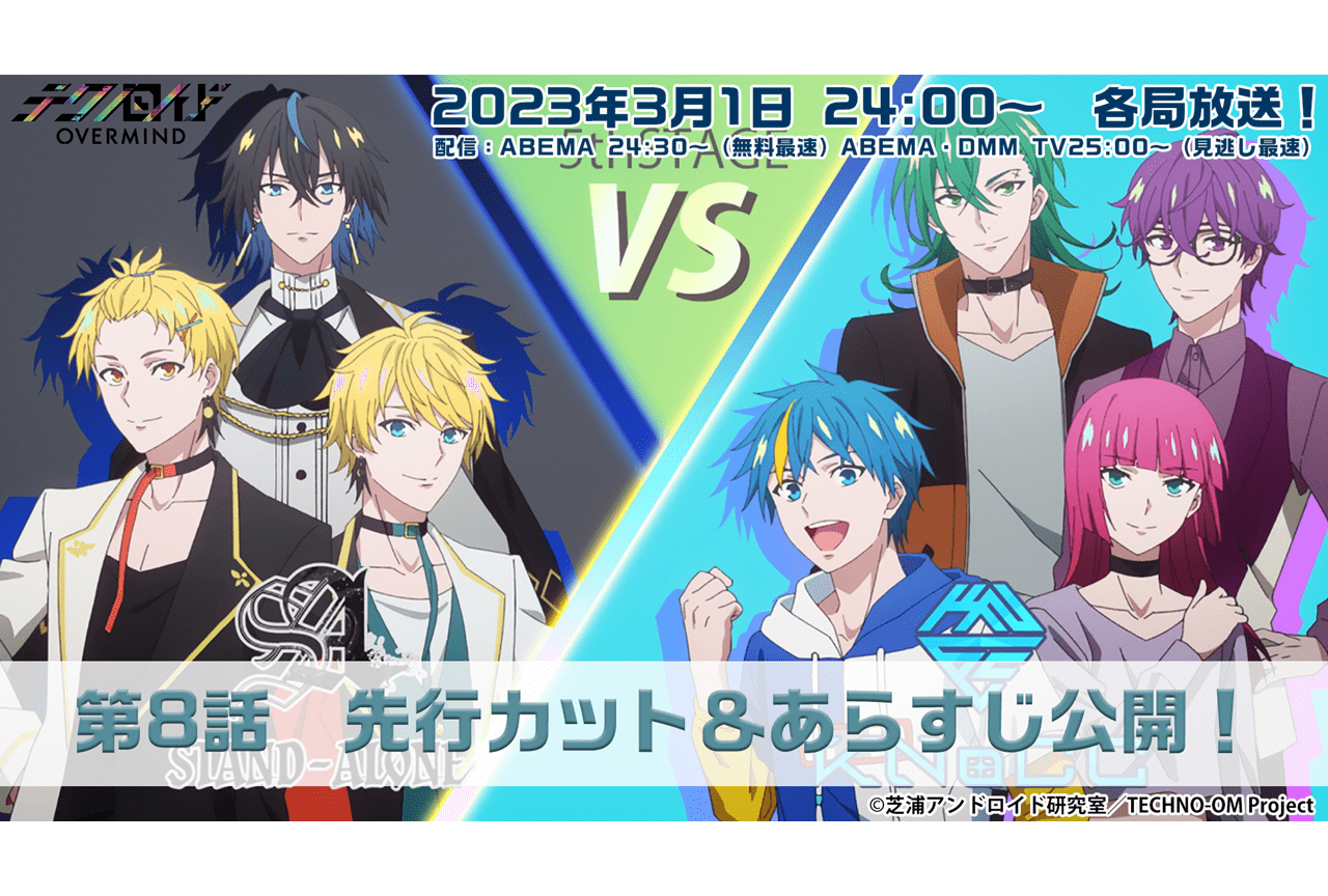冬アニメ『テクノロイド オーバーマインド』第8話あらすじと先行場面カットが公開
