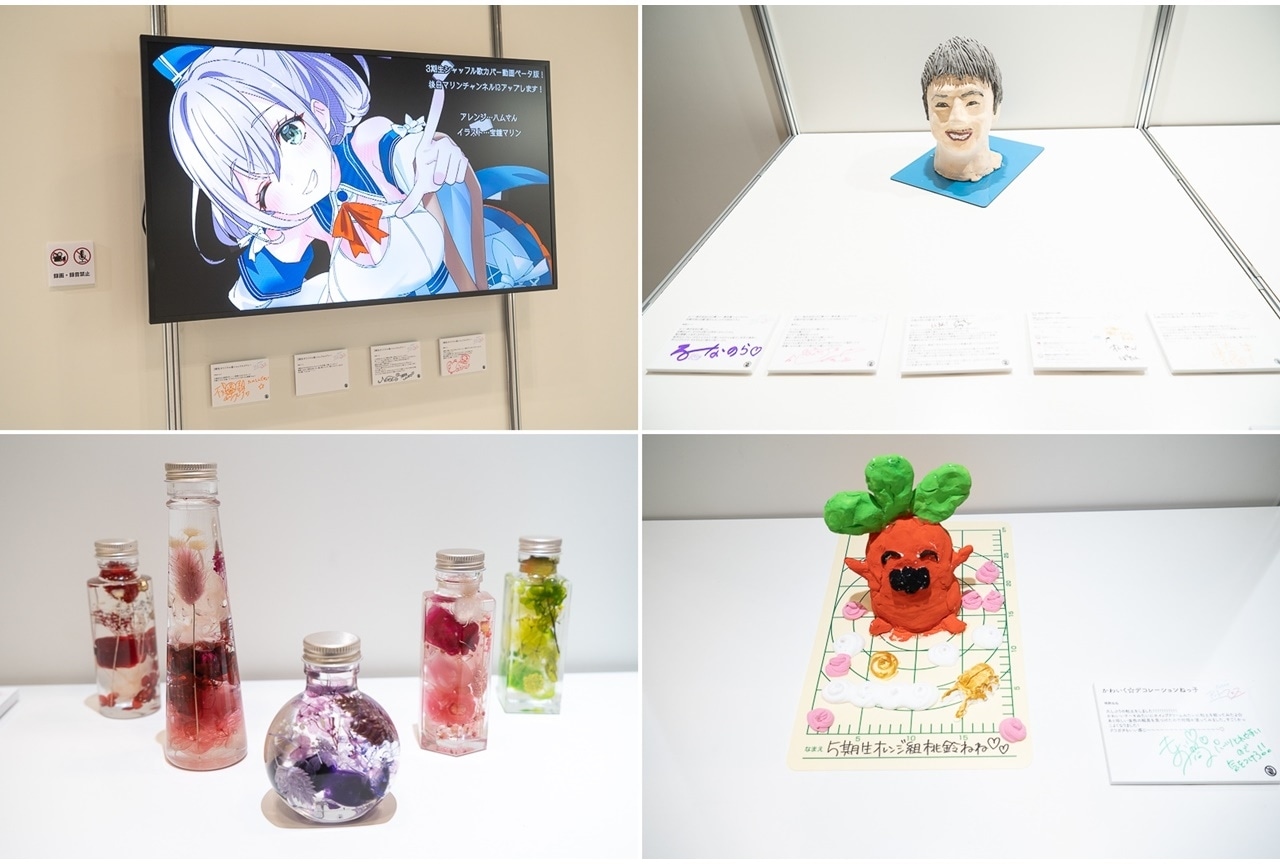 「ホロライブ・アートフェス」ホロライブメンバーが手掛けたアート作品が展示【hololive SUPER EXPO 2023】
