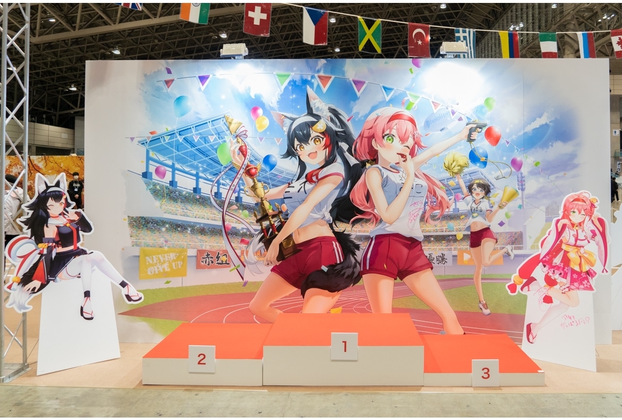 ホロライブ運動会ブースでは「鳥人間ダーツ」が体験可能!?【hololive SUPER EXPO 2023】