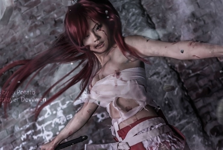 人気作『フェアリーテイル』エルザの勇ましいコスプレ写真をお届け