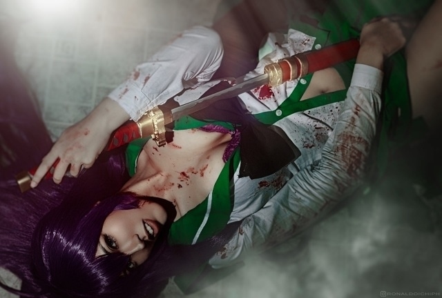 『H.O.T.D.』毒島冴子の美しいコスプレ特集