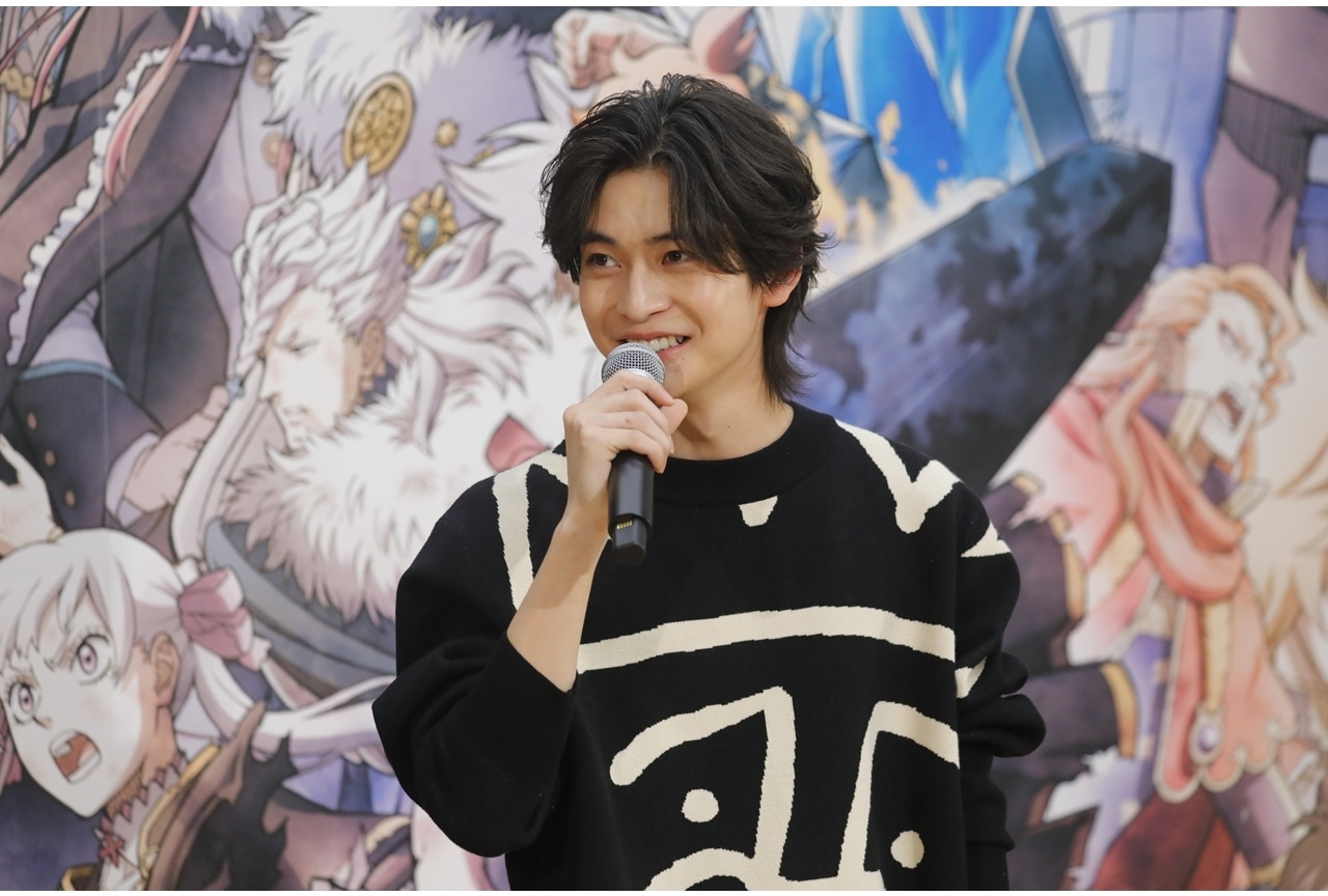 『ブラッククローバー 魔法帝の剣』ゲスト声優・高橋文哉が公開アフレコ初挑戦！