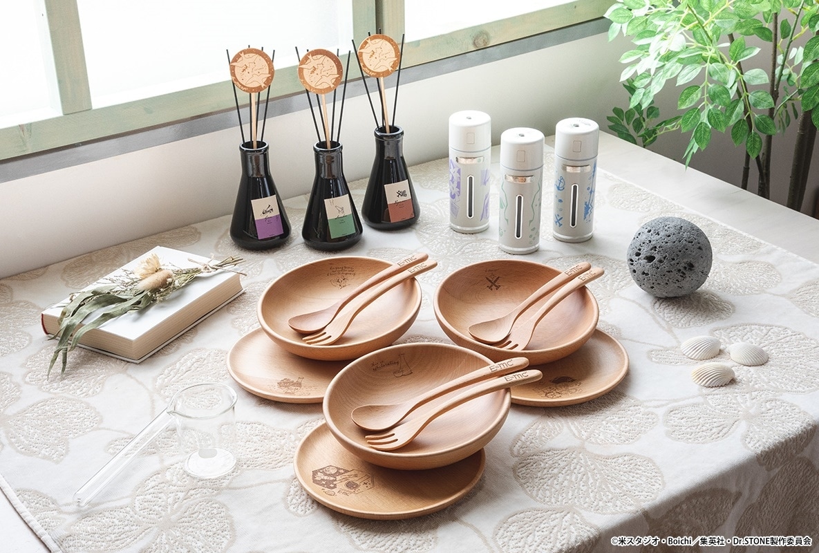 TVアニメ『Dr.STONE』より、千空、ゲン、龍水をイメージしたインテリア雑貨が登場！