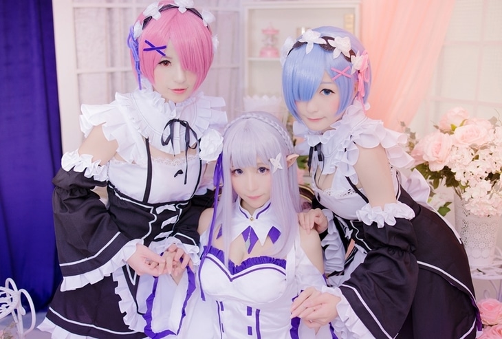 『リゼロ』コスプレ特集｜エミリア、レム、ラム、ベアトリスなど