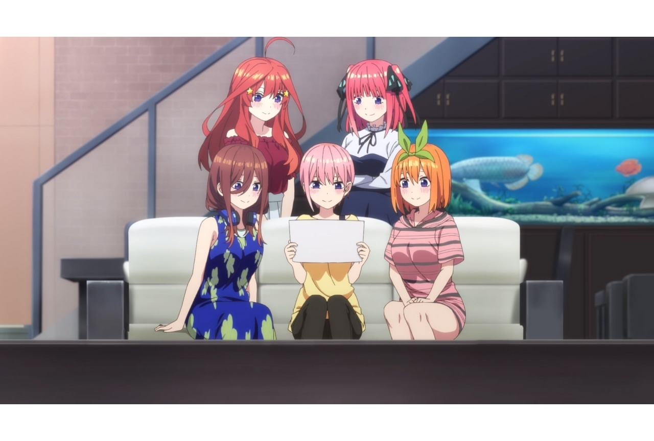 『五等分の花嫁∽』OP＆EDテーマMV＆前編あらすじ・先行カット公開