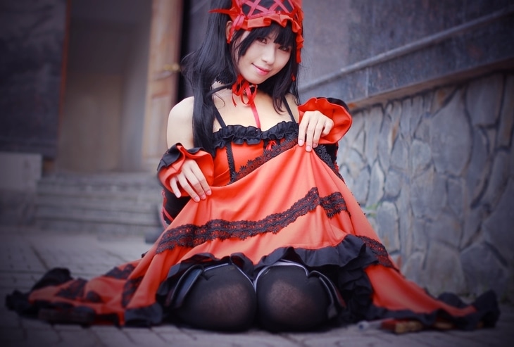 『デート・ア・ライブ』より、時崎狂三のセクシーなコスプレ写真をお届け