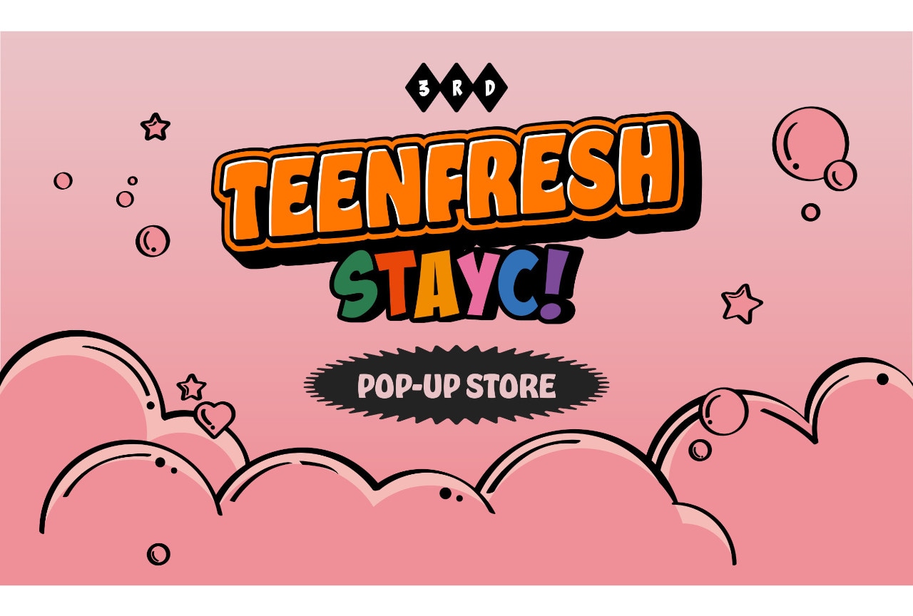 K-POPグループ・STAYCのポップアップストア10/13開始