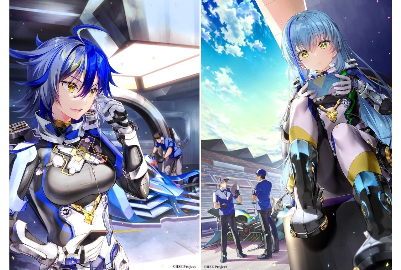 『ハイスピ』浅河カナタと小町永遠のキャラクタービジュアル公開！