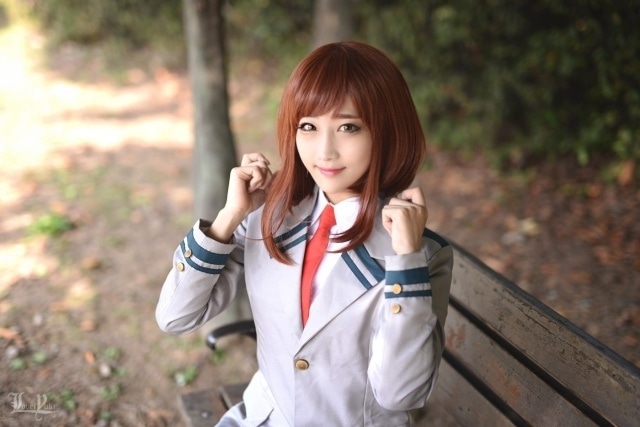 『ヒロアカ』制服姿の麗日お茶子のかわいいコスプレ特集