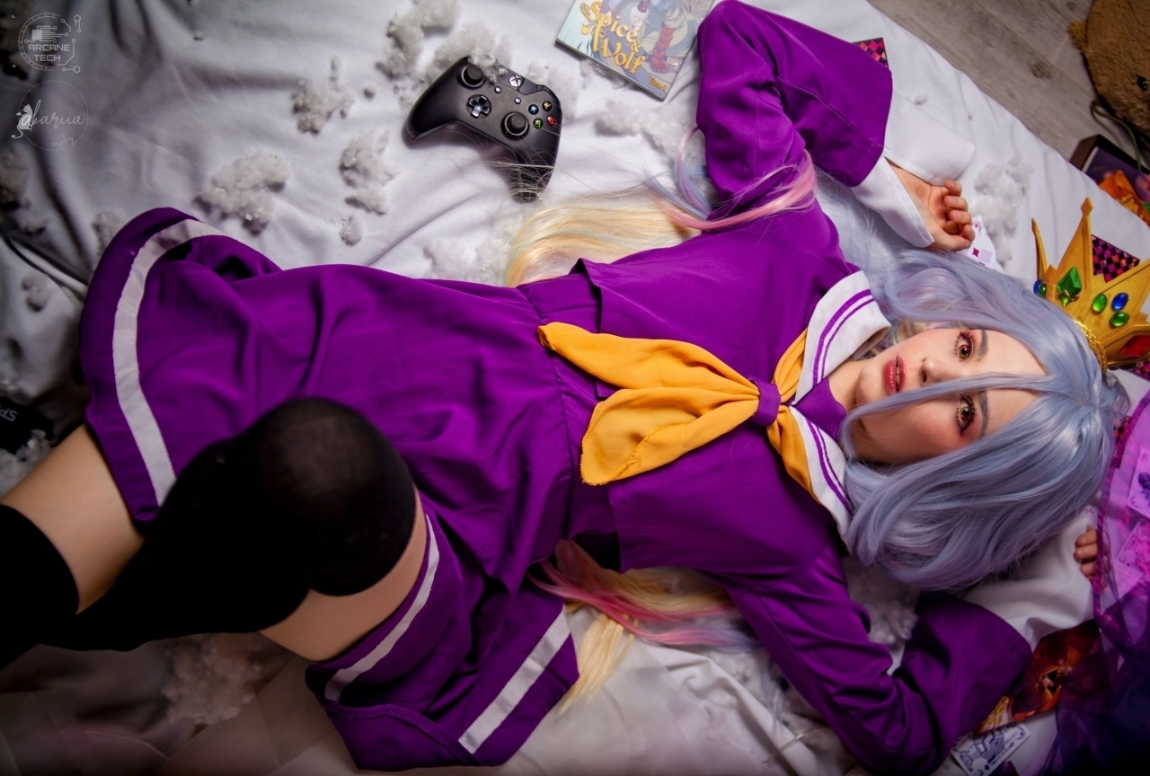 『ノーゲーム・ノーライフ』白に扮したコスプレイヤーの写真をお届け