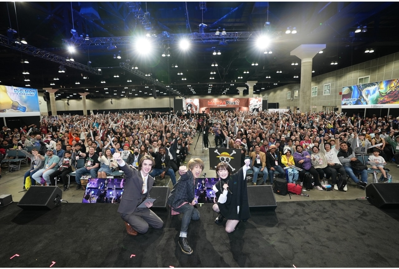 きただにひろし、大槻マキがロサンゼルスにて『ONE PIECE』主題歌を披露