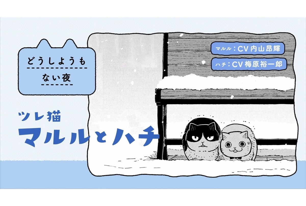 『ツレ猫 マルルとハチ』内山昂輝＆梅原裕一郎 出演PV 公開