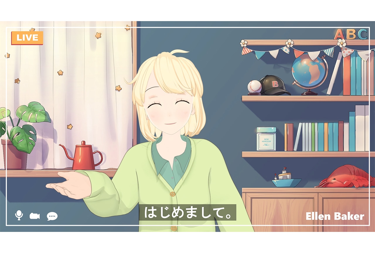 「エレン先生」がVTuber化|新刊『エレン・ベーカー先生　はじめての英語教室』ほか刊行告知PVを公開