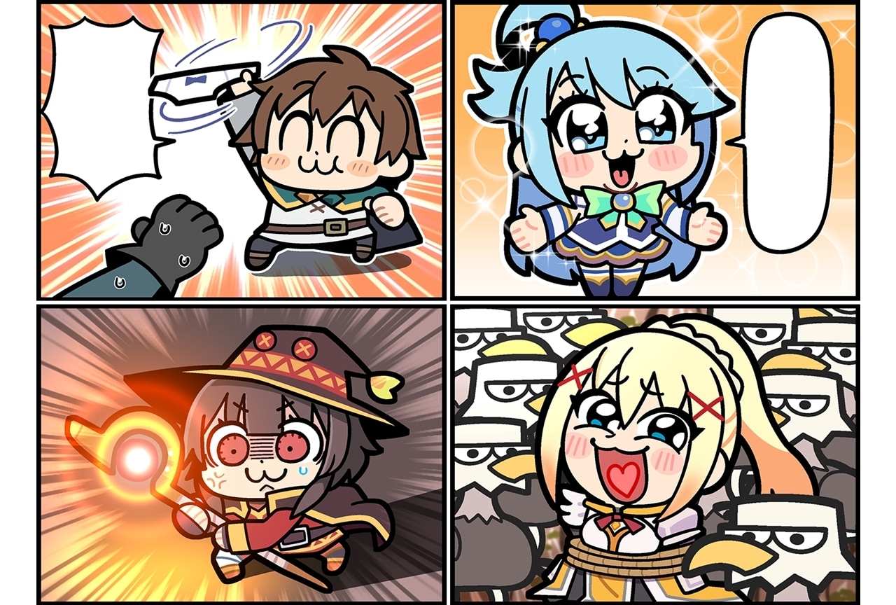 『このすば３』放送記念企画、大川ぶくぶ描き下ろしコラボイラスト公開！