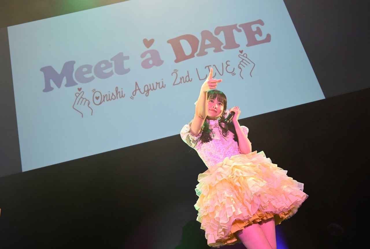 大西亜玖璃 2ndライブ夜公演の公式レポートが到着