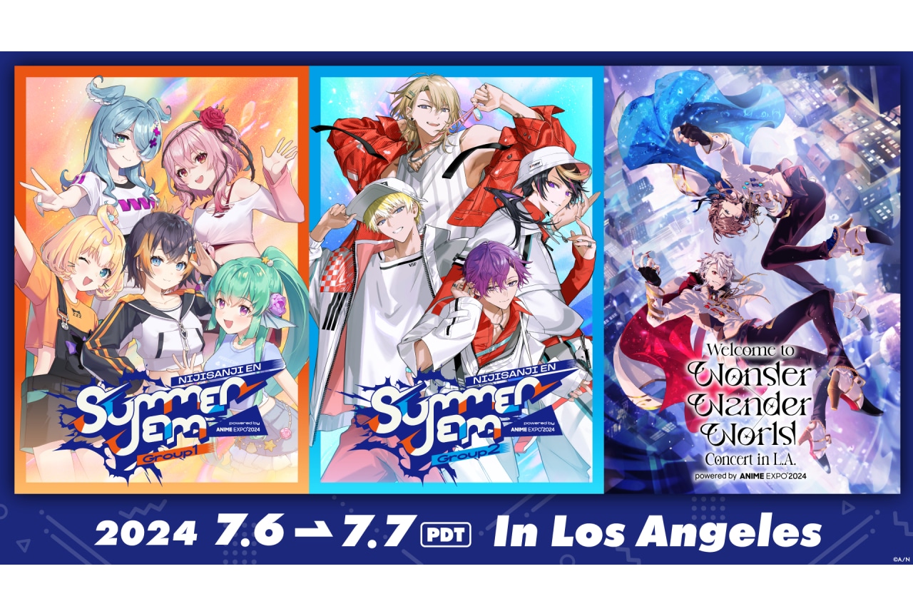 ChroNoiR・NIJISANJI ENが「Anime Expo 2024」一部プログラムにて公演決定