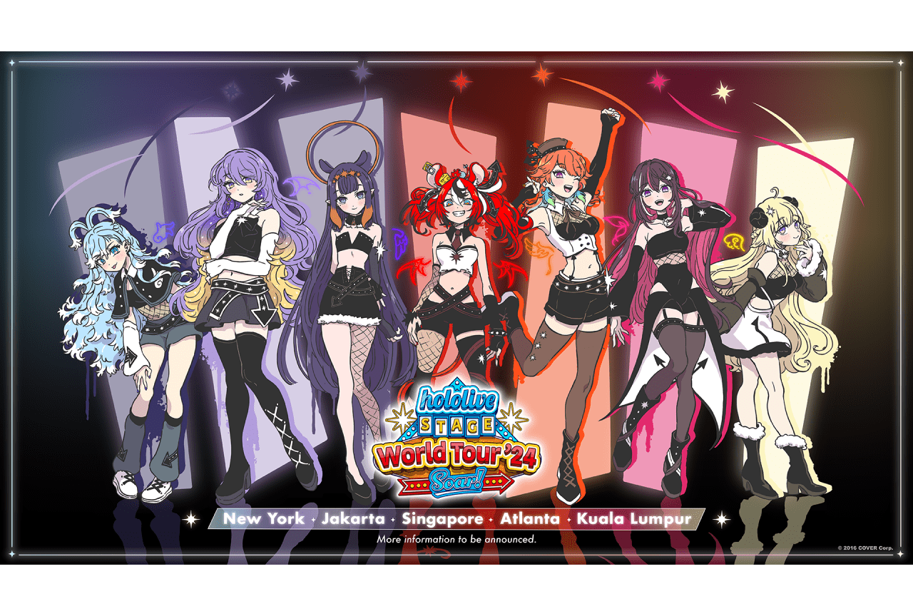 ホロライブプロダクション初のワールドツアーよりビジュアル、開催概要が解禁