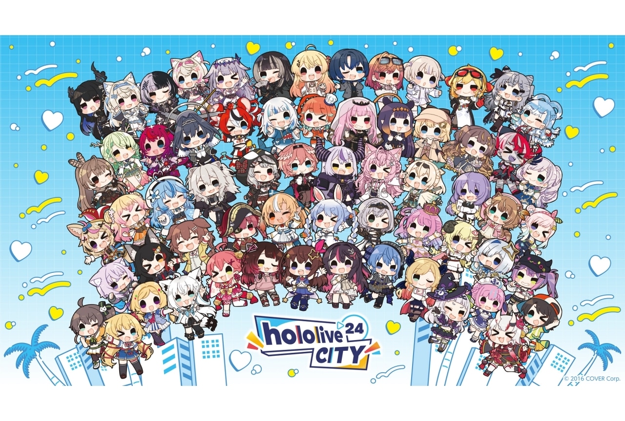ホロライブ、遊園地とのコラボイベント『hololive CITY’24』開催
