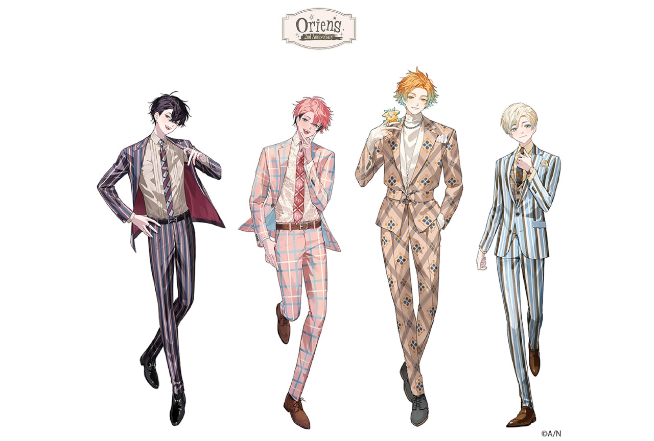 にじさんじ所属Oriensの2周年フェアがアニメイトで4/7開始