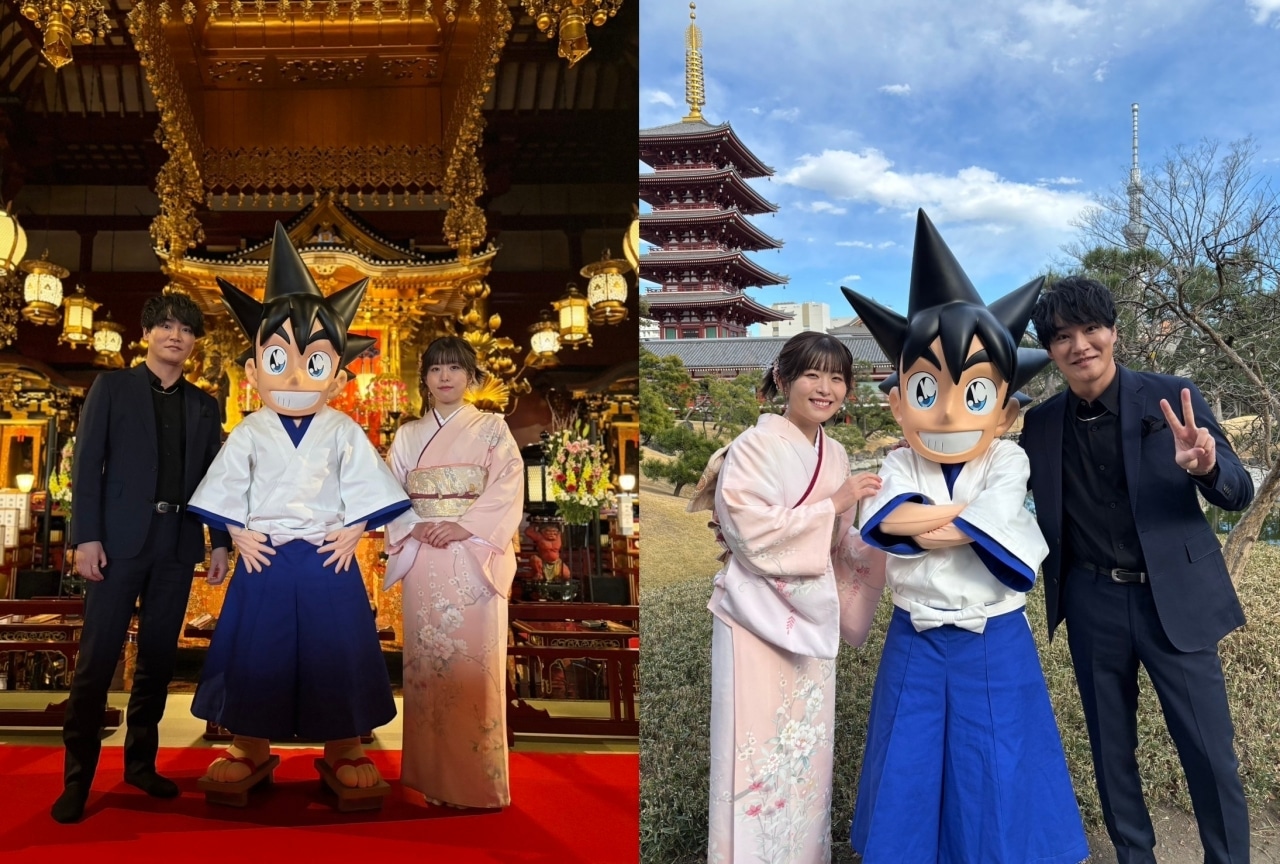 青山剛昌原作、TVアニメ『真･侍伝 YAIBA』高山みなみらが浅草寺でヒットを祈願【祈祷式レポート】