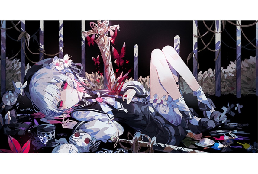 ゲーム『魔法少女ノ魔女裁判』オリジナルサントラの店舗特典絵柄公開