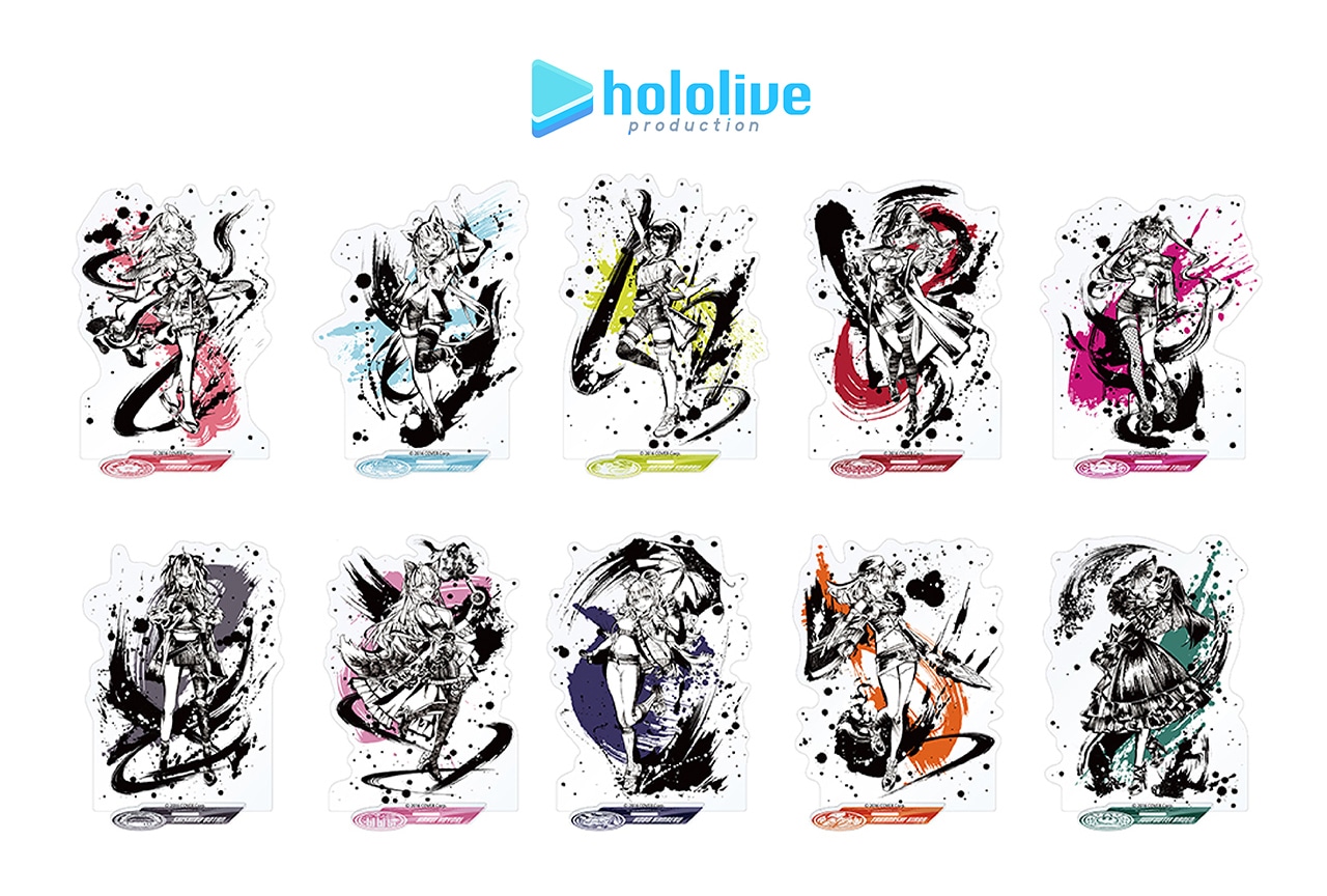 ホロライブプロダクション所属VTuber10名の新グッズ発売！