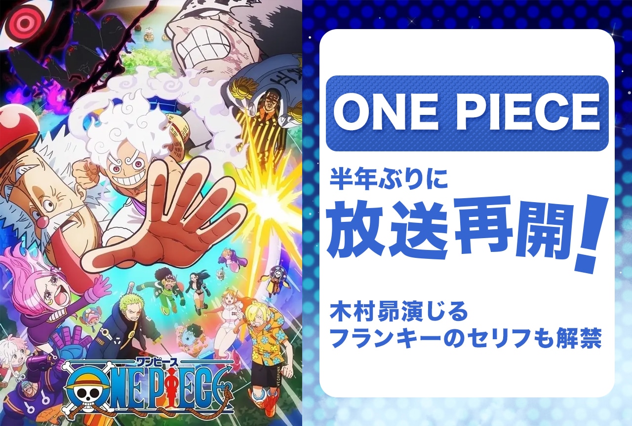 『ONE PIECE』半年ぶりの放送再開に視聴者の感想は？