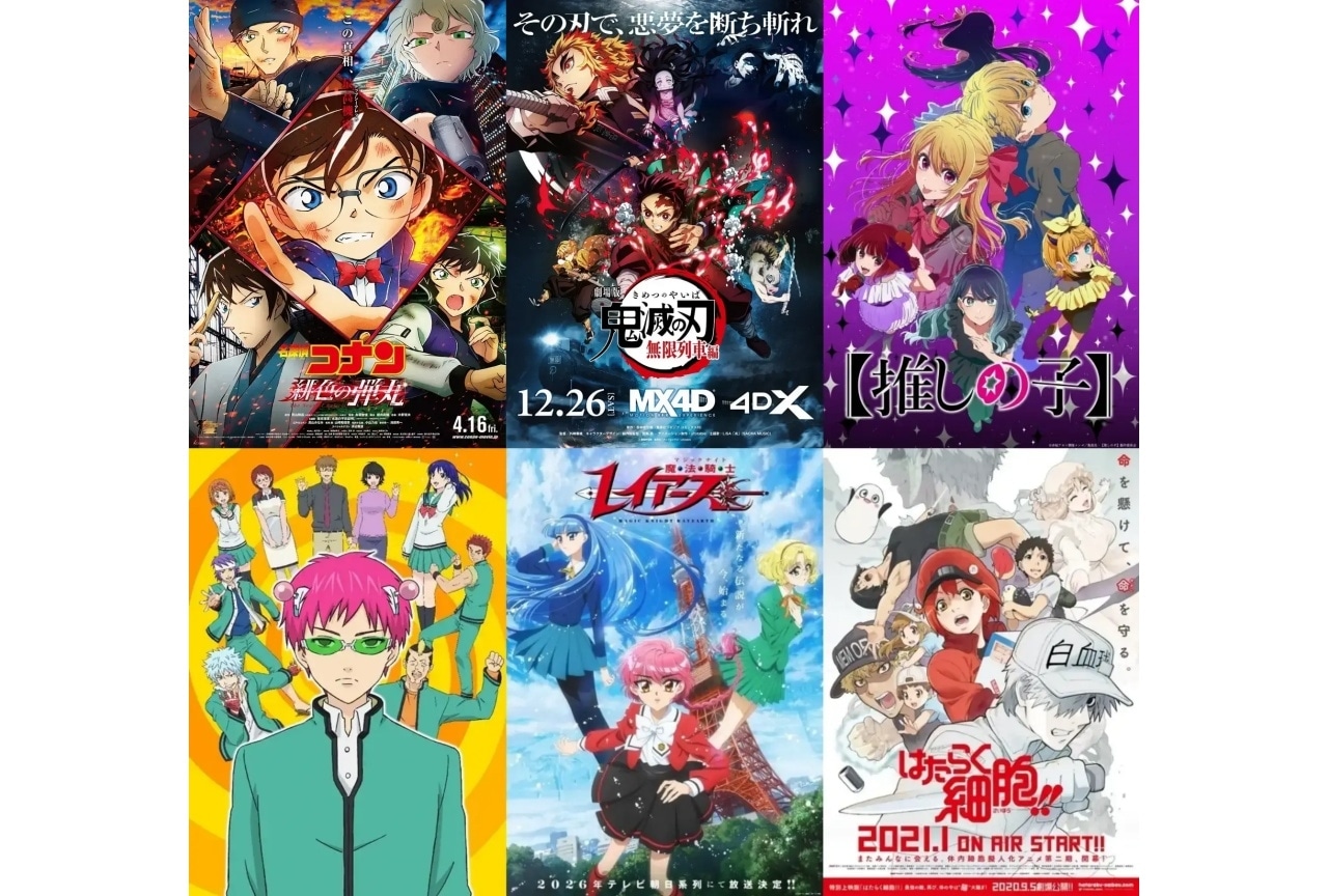 「赤色」のアニメキャラクターまとめ